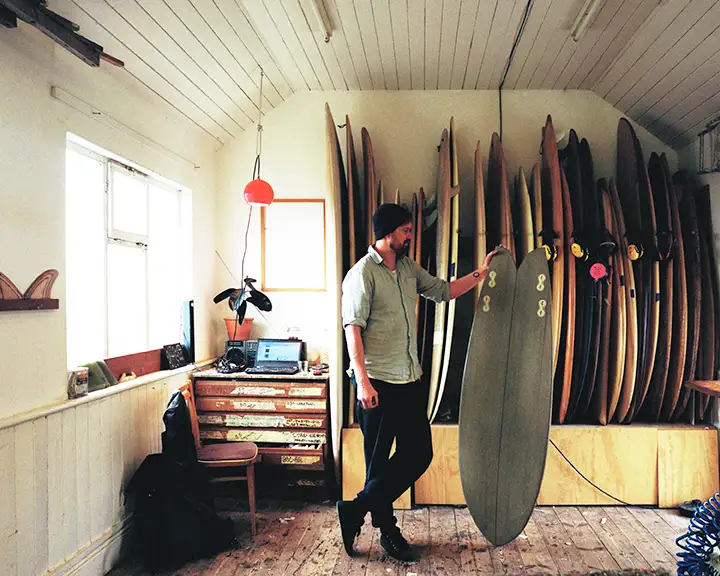 Postmodern and retro surfboard deisgns by Paul Reisberg